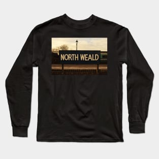 A view of North Weald railway station Long Sleeve T-Shirt